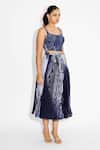 Shop_Shasha Gaba_Blue Sequins Square Neck Swirl Corset _Online_at_Aza_Fashions