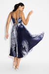 Buy_Shasha Gaba_Blue Sequins Square Neck Swirl Corset 