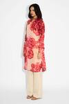 SHASHA GABA_Floral Print Pink Kurta _Online_at_Aza_Fashions