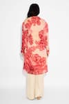 Shop_SHASHA GABA_Floral Print Pink Kurta _at_Aza_Fashions