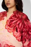 SHASHA GABA_Floral Print Pink Kurta _at_Aza_Fashions