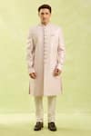 Buy_Arihant Rai Sinha_Embroidered Pink Sherwani With Chudidar 