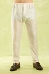 Shop_Arihant Rai Sinha_Cream Hand Embroidered Sherwani Set 
