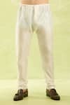 Arihant Rai Sinha_Cream Hand Embroidered Sherwani Set _at_Aza_Fashions