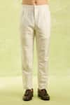 Buy_Arihant Rai Sinha_Mustard Yellow 3-piece Jacket Set 