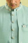 Buy_Arihant Rai Sinha_Off White Pattern Work Jacket Set _Online_at_Aza_Fashions