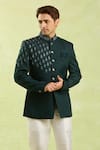 Buy_Arihant Rai Sinha_Green Embroidered Jodhpuri Bandhgala 