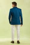 Shop_Arihant Rai Sinha_Blue Embroidered Jodhpuri Bandhgala _at_Aza_Fashions