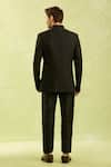 Shop_Arihant Rai Sinha_Black Silk Jodhpuri Bandhgala _at_Aza_Fashions