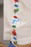 Arihant Rai Sinha_White Dino Co-ord Set For Boys _Online_at_Aza_Fashions