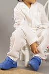 Buy_Arihant Rai Sinha_White Dino Co-ord Set For Boys _Online_at_Aza_Fashions