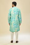Shop_Arihant Rai Sinha_Blue Light Printed Kurta Set _at_Aza_Fashions