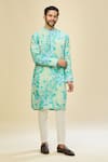 Buy_Arihant Rai Sinha_Blue Light Printed Kurta Set 