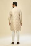 Shop_Arihant Rai Sinha_Gold Kanjivaram Silk Kurta Set _at_Aza_Fashions