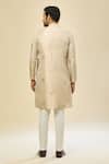 Shop_Arihant Rai Sinha_Gold Kanjivaram Silk Kurta Set _at_Aza_Fashions