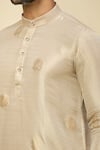 Buy_Arihant Rai Sinha_Gold Kanjivaram Silk Kurta Set 
