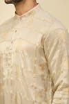 Buy_Arihant Rai Sinha_Gold Kanjivaram Silk Kurta Set 