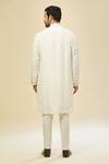 Shop_Arihant Rai Sinha_White Benaras Silk Kurta Set _at_Aza_Fashions