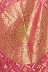 Shop Naintara Bajaj Pink Silk Woven Design Banarasi Bandhej Dupatta Online at Aza Fashions Shop_Naintara Bajaj_Pink Silk Woven Design Banarasi Bandhej Dupatta _Online_at_Aza_Fashions