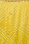Buy_Samyukta Singhania_Yellow Embroidered Bandhani Dupatta_Online_at_Aza_Fashions