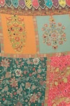 Buy_Samyukta Singhania_Multi Color Mirrors, Embroidery Ethnic Printed Work Dupatta _Online_at_Aza_Fashions