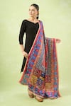 Buy_Samyukta Singhania_Multi Color Ethnic Printed Mirror Work Dupatta 
