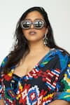 Buy_Saaksha & Kinni_Multi Color Aztec Print Collared Shirt 