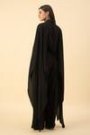 Shop_Aakaar_Black Designer Crop Top And Flared Pant Set _at_Aza_Fashions