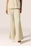 Manika Nanda_Beige Off Shoulder Cord Set _Online_at_Aza_Fashions