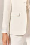 Shop_Manika Nanda_Ivory Crepe Twill 3 Piece Suit 