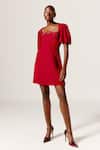 Buy_Manika Nanda_Marisol Flared Dress _Online_at_Aza_Fashions