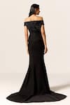 Shop_Manika Nanda_Black Nova Off Shoulder Gown _at_Aza_Fashions
