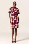 Manika Nanda_Multi Color Multicolor Ursa Printed Dress _Online_at_Aza_Fashions
