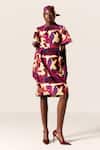 Buy_Manika Nanda_Multi Color Multicolor Ursa Printed Dress _Online_at_Aza_Fashions