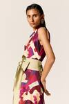 Buy_Manika Nanda_Multi Color Vela Printed Flared Dress _Online_at_Aza_Fashions