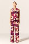 Buy_Manika Nanda_Multi Color Multicolor Orion Waistcoat Set _at_Aza_Fashions