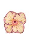 Shop_Isharya_Pink Rhinestones Whimsical Blossom Brooch _at_Aza_Fashions