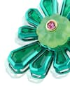 Buy_Isharya_Green Garden Gleam Stud Earrings _Online_at_Aza_Fashions