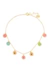 Shop_Isharya_Multi Color Whimsical Garden Charm Necklace _at_Aza_Fashions