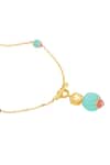 Buy_Isharya_Blue Celestial Bloom Long Toggle Necklace _Online_at_Aza_Fashions