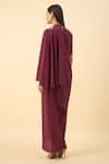 Shop_Aakaar_Purple Draped Maxi Dress _at_Aza_Fashions