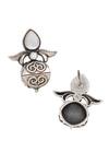 Buy_Sangeeta Boochra_White Silver Handcrafted Earrings _Online_at_Aza_Fashions