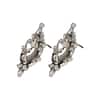 Buy_Sangeeta Boochra_Silver Plated Stones Handcrafted Kundan Stud Earrings 