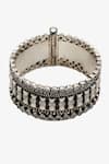 Shop_Sangeeta Boochra_Designer Silver Kundan Bangle _at_Aza_Fashions
