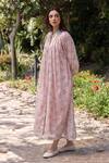 Buy_Surmaye_Wildflower Kiss Pink Midi Dress 