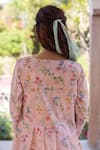 Surmaye_Cottage Charm Pink Maxi Dress _at_Aza_Fashions