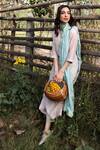 Buy_Surmaye_Enchanted Meadow Pink Kurta Set 