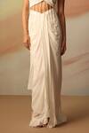 Buy_Vanshika Agarwal Label_White Designer Pearl Skirt Set _Online_at_Aza_Fashions