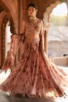Buy_Isha Gupta Tayal_Pink Printed Lehenga Set _Online_at_Aza_Fashions