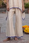 Buy_Midushi Bajoria_Off White Floral Embroidered Kurta Set _Online_at_Aza_Fashions